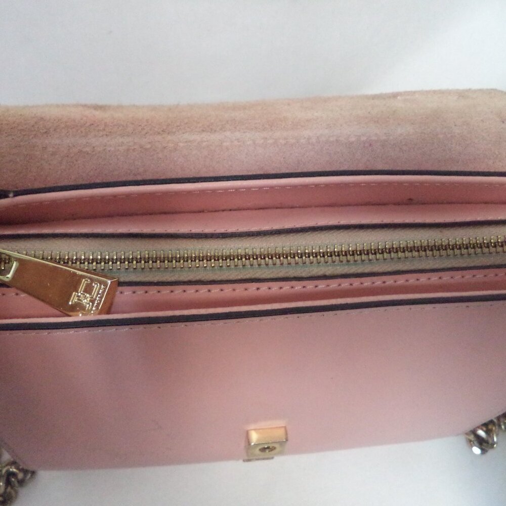 Jacky & Celine J&C pink Leather satchel tote bag purse Back Pocket Italy - Picture 13 of 16